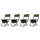 Folding Outdoor Chairs With Storage Bag, Portable Chair For Indoor, Outdoor Camping, Picnics And Fishing