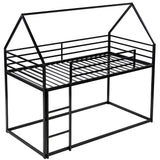 House Bunk Bed With Built In Ladder