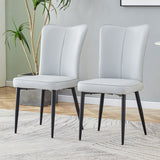 Modern Minimalist Dining Chairs (Set of 2)