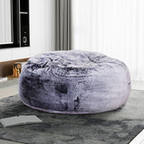 Classic 5Ft Memory Foam Bean Bag Chair, Soft Comfort Lounger - Purple