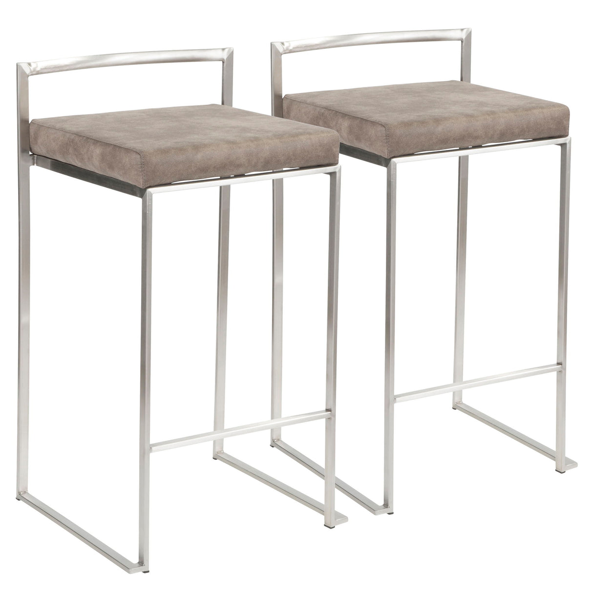 Fuji - Contemporary Elegant Stackable Counter Stool Set