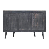 Quad - T Bar Cabinet - Ash Black