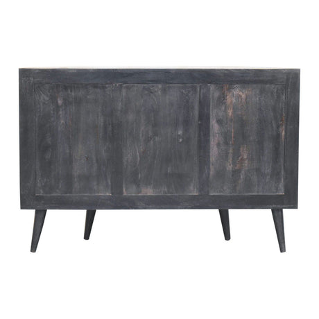 Quad - T Bar Cabinet - Ash Black
