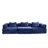 Convertible Floor Sofa Bed, Boneless Modular Sectional Sofa For Living Room