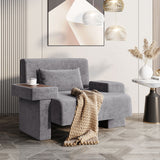 Modern Oversized Armchair With Soft Cushion For Living Room