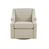 Justin - Swivel Glider Chair With 360 Degree Rotation - Tan