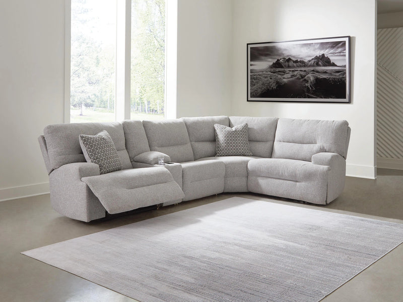 Acklen Place Power Reclining Sectional with Storage Console