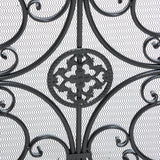 Darcie - Wrought Fireplace Screen, Ornate Design