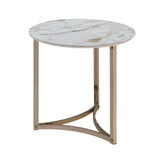 Aziz - Sintered Stone Top Round Coffee Table