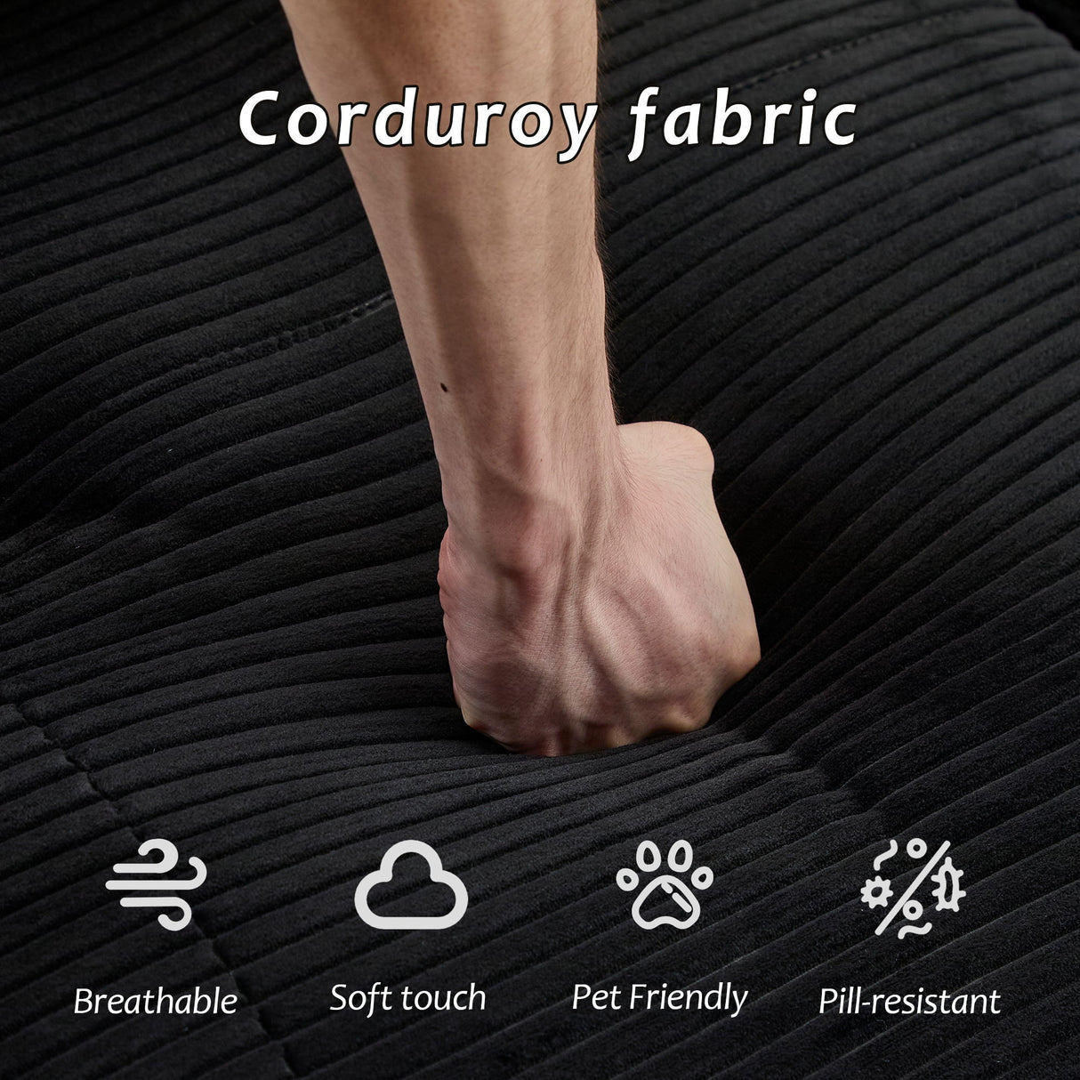 Single Chaise Longue With Movable Ottoman For Living Room