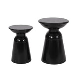 Serenita - Outdoor Side Tables With Flared Design (Set of 2)