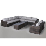 Stylish Sofa Seating Group With Cushions Perfect For Outdoor Gatherings