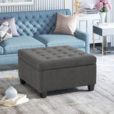 Isabella - Contemporary Ottoman With Storage