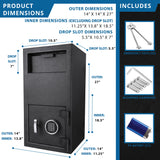 Solid Steel Keypad Depository Safe