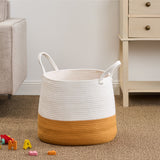 Francis - Cotton Round Laundry And Storage Basket