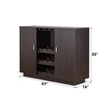 Hazen - Wine Cabinet II - Espresso