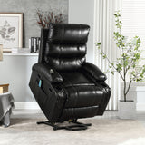 Cozy Electric Power Lift Recliner Chair Sofa For Elderly With Vibration Massage And Lumbar Heat