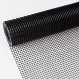 Vinyl Coated Hardware Cloth, 21 Gauge, Galvanized Steel, For Poultry Netting And Chicken Coop - Black