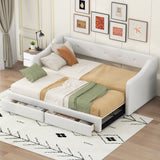 Upholstered Daybed With 2 Drawers