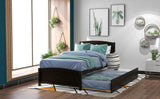 Platform Bed & Headboard, Footboard And Wood Slat Support
