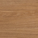 Modern Curved X Base Round Dining Table - English Ash