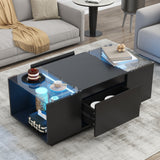 LED Coffee Table, Modern Center Table