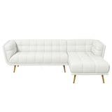 Addison - L Shape Sectional Sofa Tufted