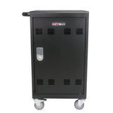 Mobile Charging Cart And Cabinet For Tablets Laptops 30 Device With Combination Lock