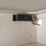 Server With Metal Base - White