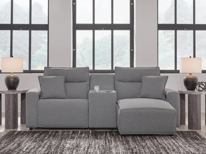 Modmax II Power Reclining Sectional with Chaise and Console