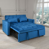 3 In 1 Pull Out Couch Convertible Sofa Bed With Reclining Backrest