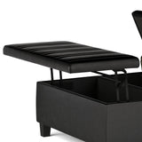Ellis - Coffee Table Storage Ottoman Contemporary Design