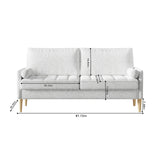 Roma - Modern 3 Seater Sofa Couch