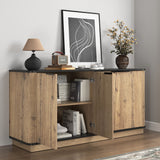 Multi Functional Sideboard, An Ideal Choice For TV And Tableware Storage In Modern Homes - Black