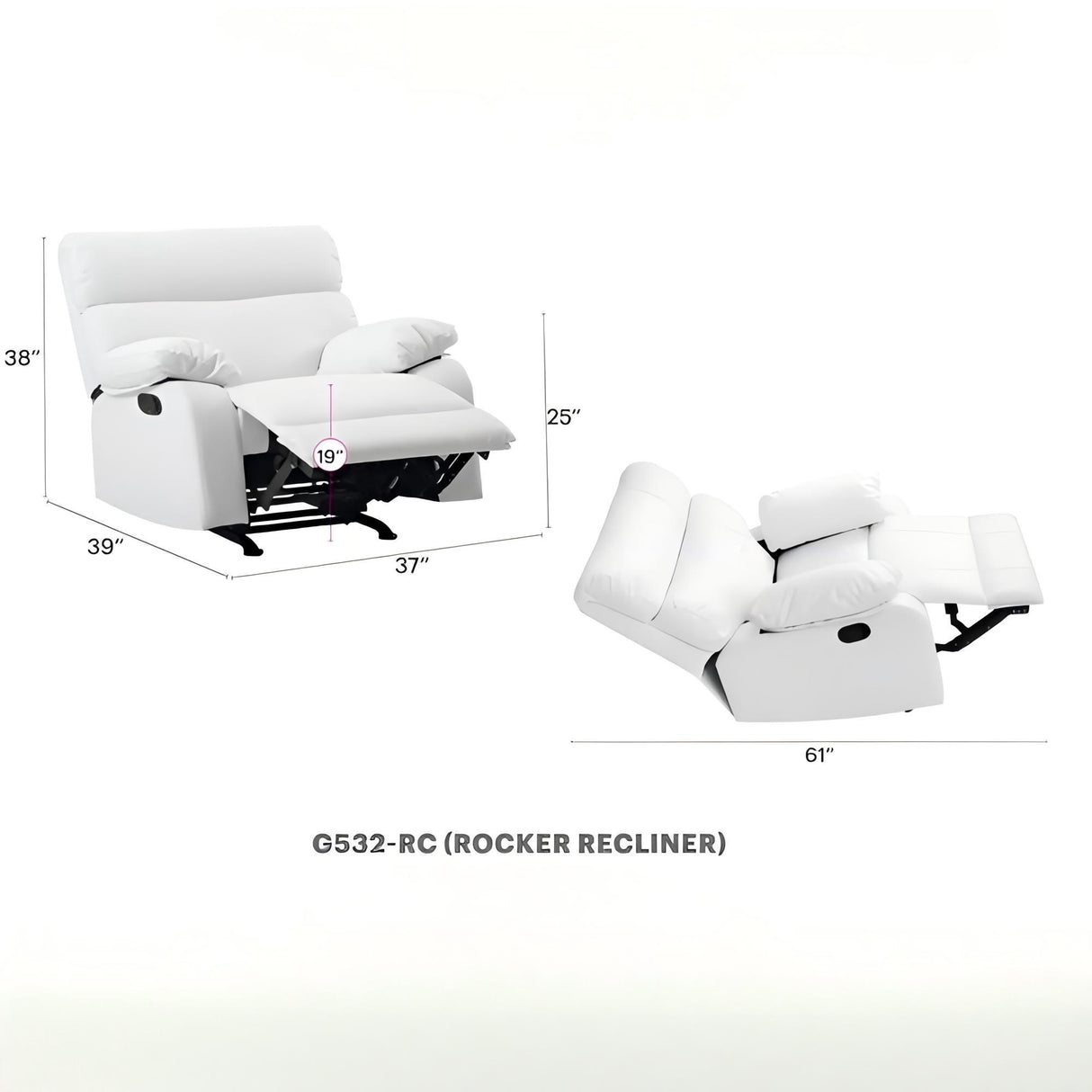 Modern Design Rocker Recliner