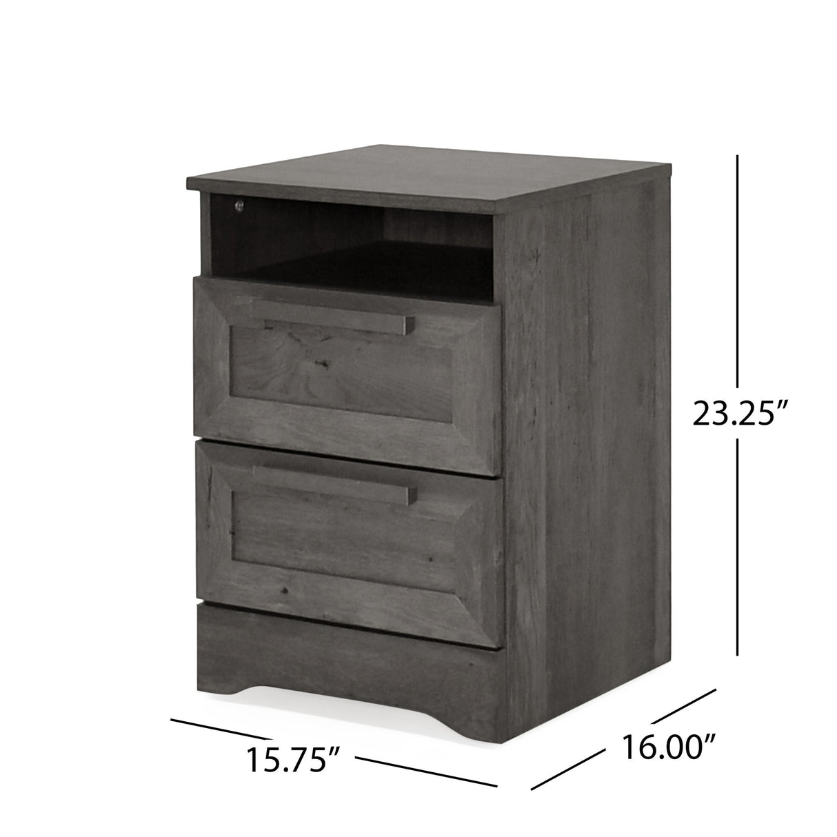 Broxon - Rustic Drawer Nightstand