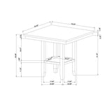 Claui - Bar Table And Bar Stools - Natural