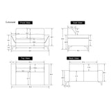 Creta - Loveseat - Light Gray