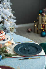 Polypropylene Charger Plate (Set of 8) - Blue