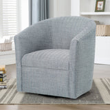 Lainey - Swivel Barrel Chair With 360 Degree Rotation