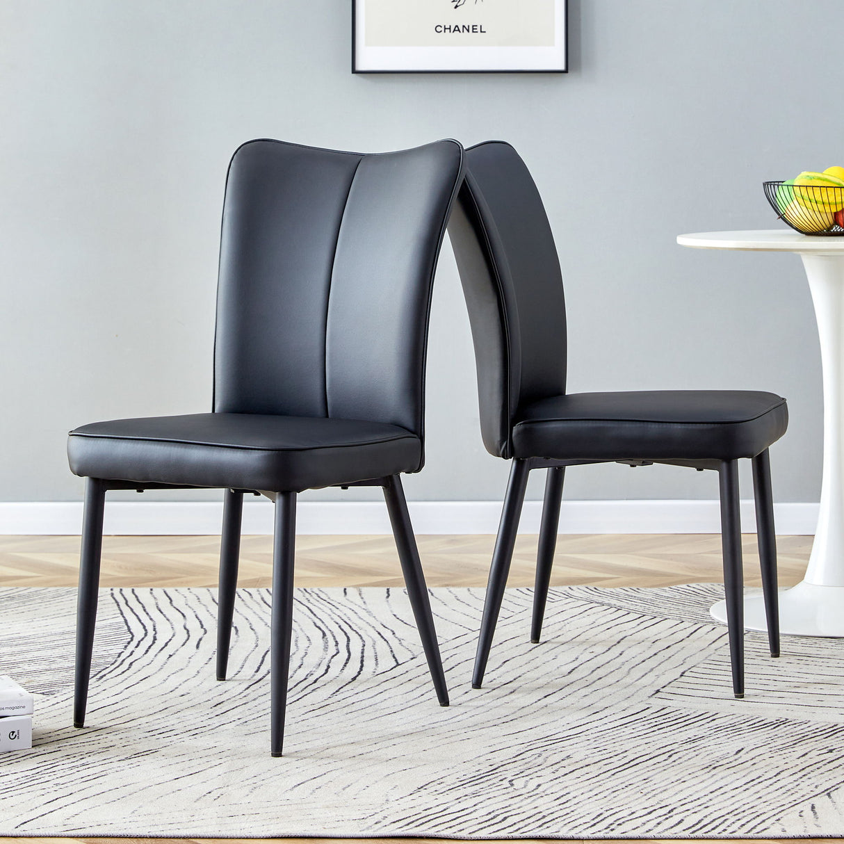 Modern Minimalist Dining Chairs (Set of 2)