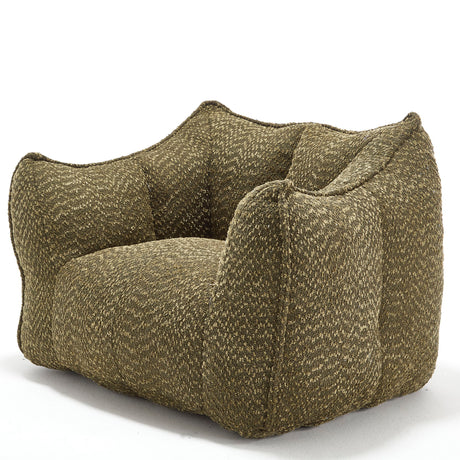 Comfortable Chenille Sofa Chairs With Highly Resilient Foam For Living Rooms And Bedrooms