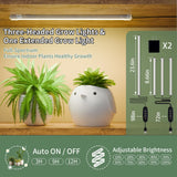 Large Plant Stand Indoor With Grow Light, Tall Plant Shelf, 8 Tiered Heavy Duty Metal Plant Stand, Square Flower Stand Display Rack For Living Room - Walnut / Black