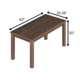 Albany - Solid Wood Dining Table For 6