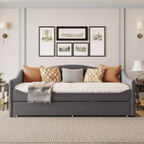Design Upholstered Daybed With Light And Trundle