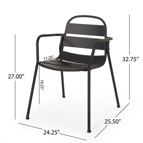 Terra Nova - Bistro Set - Matte Black
