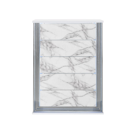 Moon - Chest With LED - White Marble