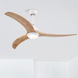 Indoor Outdoor Ceiling Fan With Light With Remote Control, Noiseless Reversible Motor, 6 Speed, 3 Color