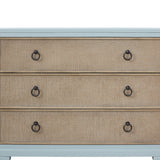 3 Drawers Hall Chest With Cane Fronts