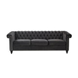 Chesterfield Style 3 Seater Sofa With Deep Button Tufting